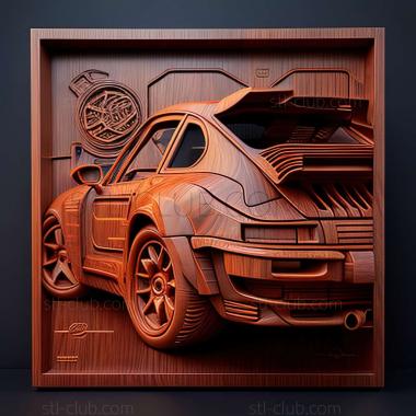 3D мадэль Porsche 935 (STL)